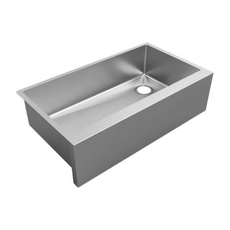 Elkay Crosstown 16 Gauge Stainless Steel 35-7/8" x 20-1/4" x 9" Single Bowl Tall Farmhouse Sink EFRUFF3417R